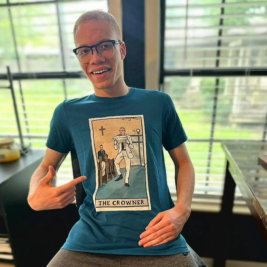 "The Crowner" (FRONTSIDE) Tarot Card - Tee