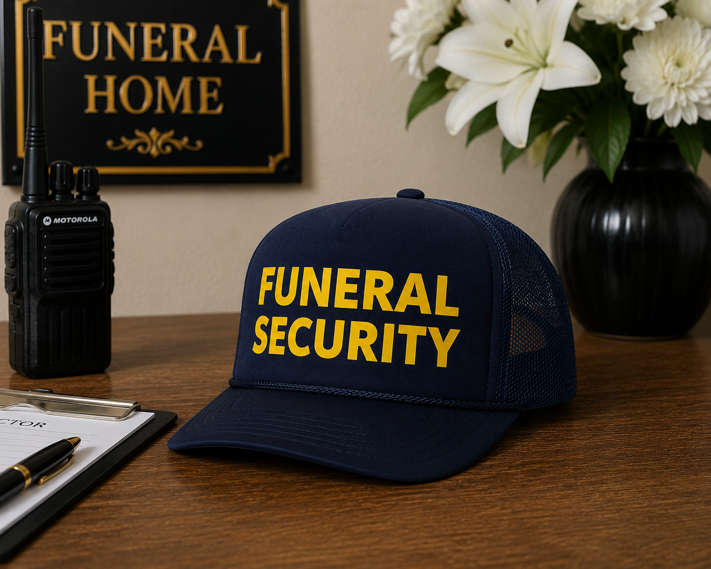 FUNERAL SECURITY - Trucker Hat