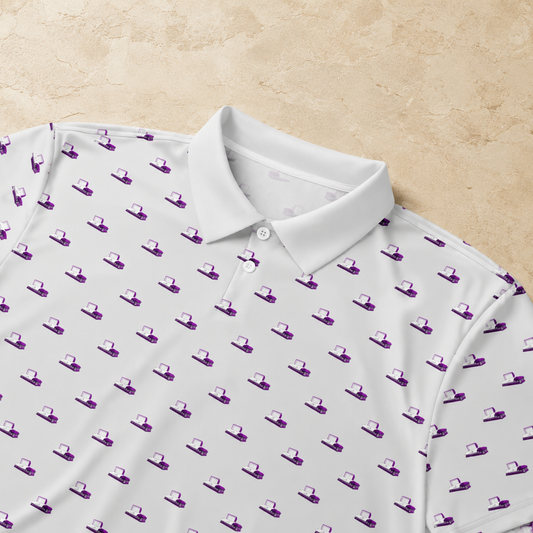 Purple Casket on Dusty Grey