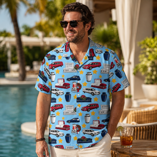 Red, White, and Viewed - Hawaiian Shirt