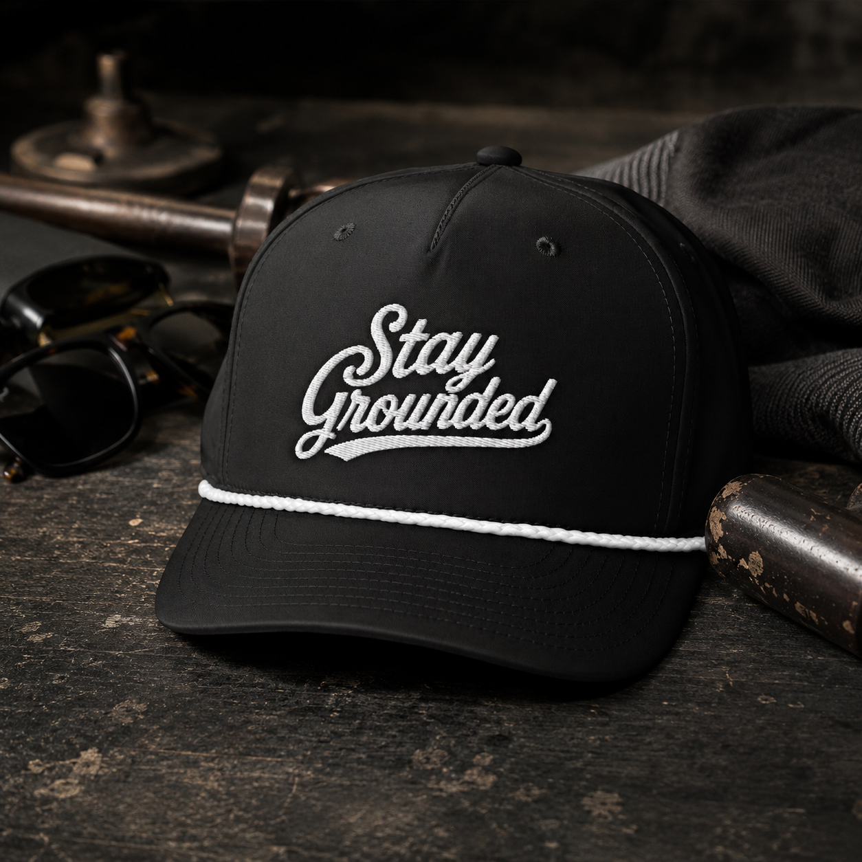 Stay Grounded Rope Hat