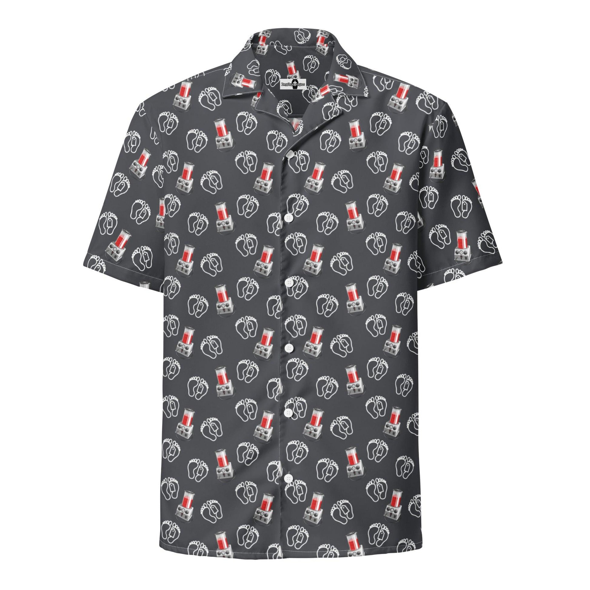 Morti-Boy Embalmer - Hawaiian Shirt - embalmer, formaldehyde, funeral director, goth, mortician, mortuary school, mortuary science, porti-boy hawaiian shirt