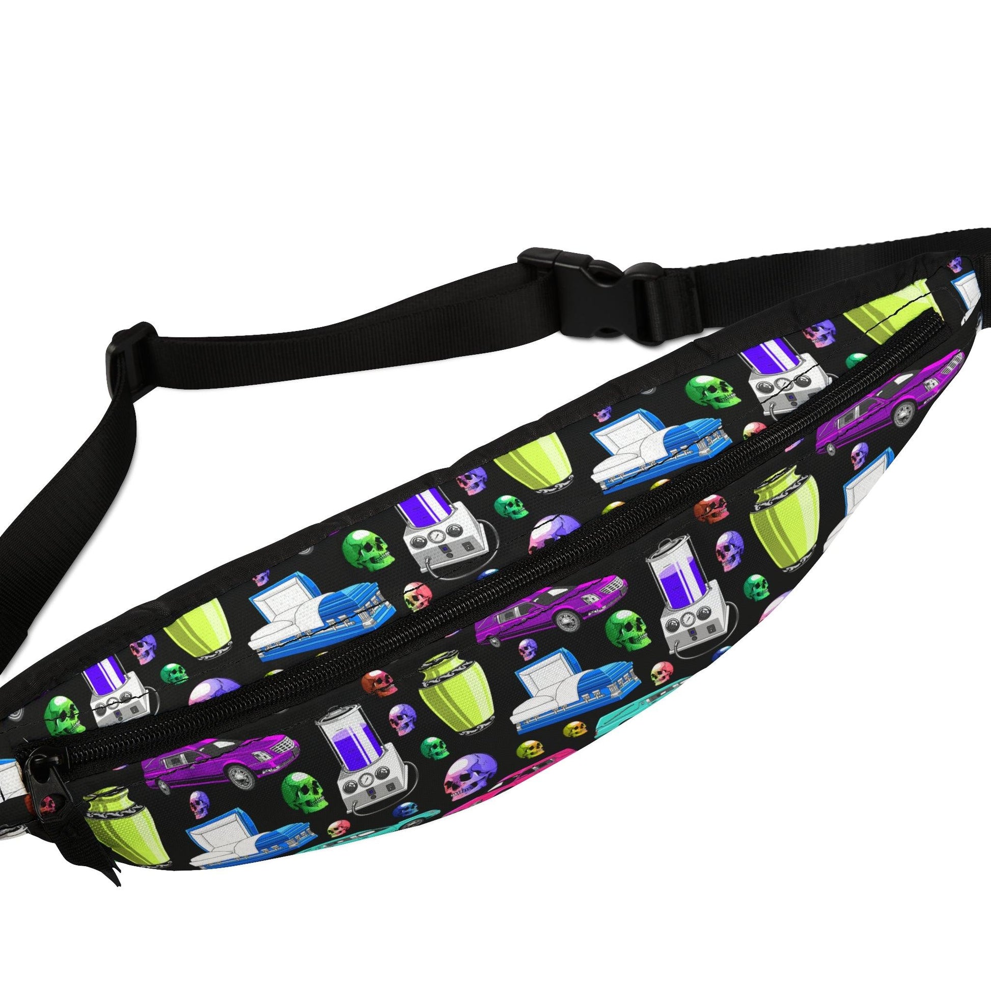 Death of the Party - Fanny Pack - Accessories, All Over Print, AOP, Assembled in the USA, Assembled in USA, Made in the USA, Made in USA, Travel, Travel Accessories Bags