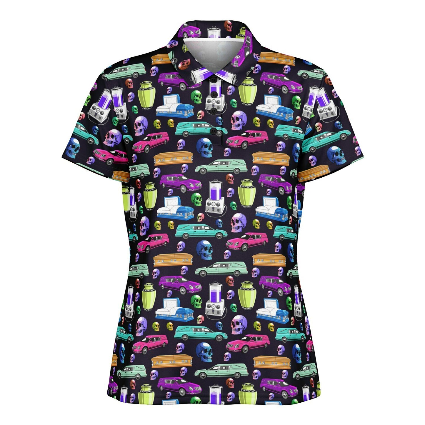 Death of the Party on Dead Purple - Womens Golf Polo