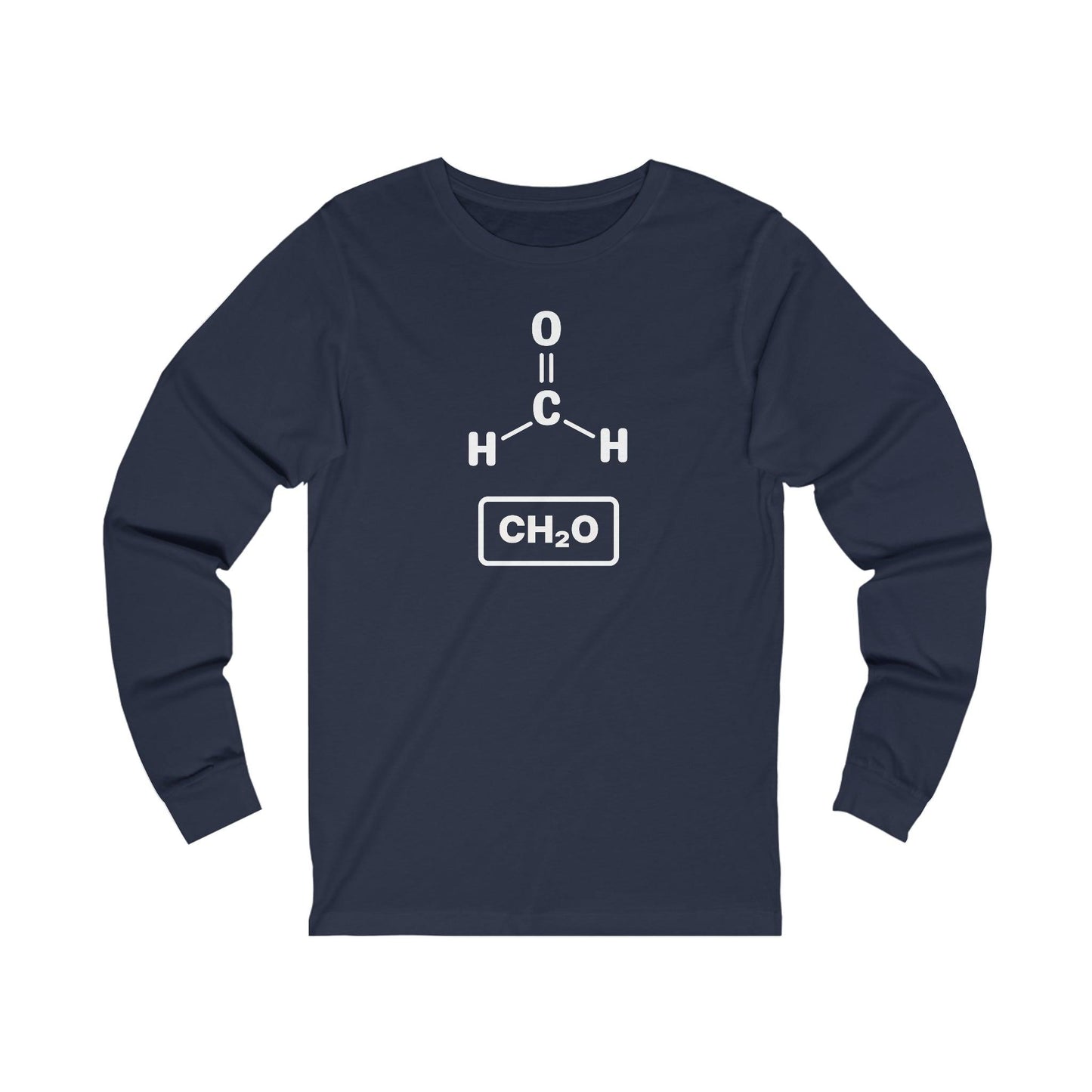 Formaldehyde Formula - Long Sleeve Tee - Crew neck, DTG, embalmer, formaldehyde, funeral director, Long Sleeves, Men's Clothing, mortician, Regular fit, Seasonal Picks, Unisex, Women's Clothing Long-sleeve