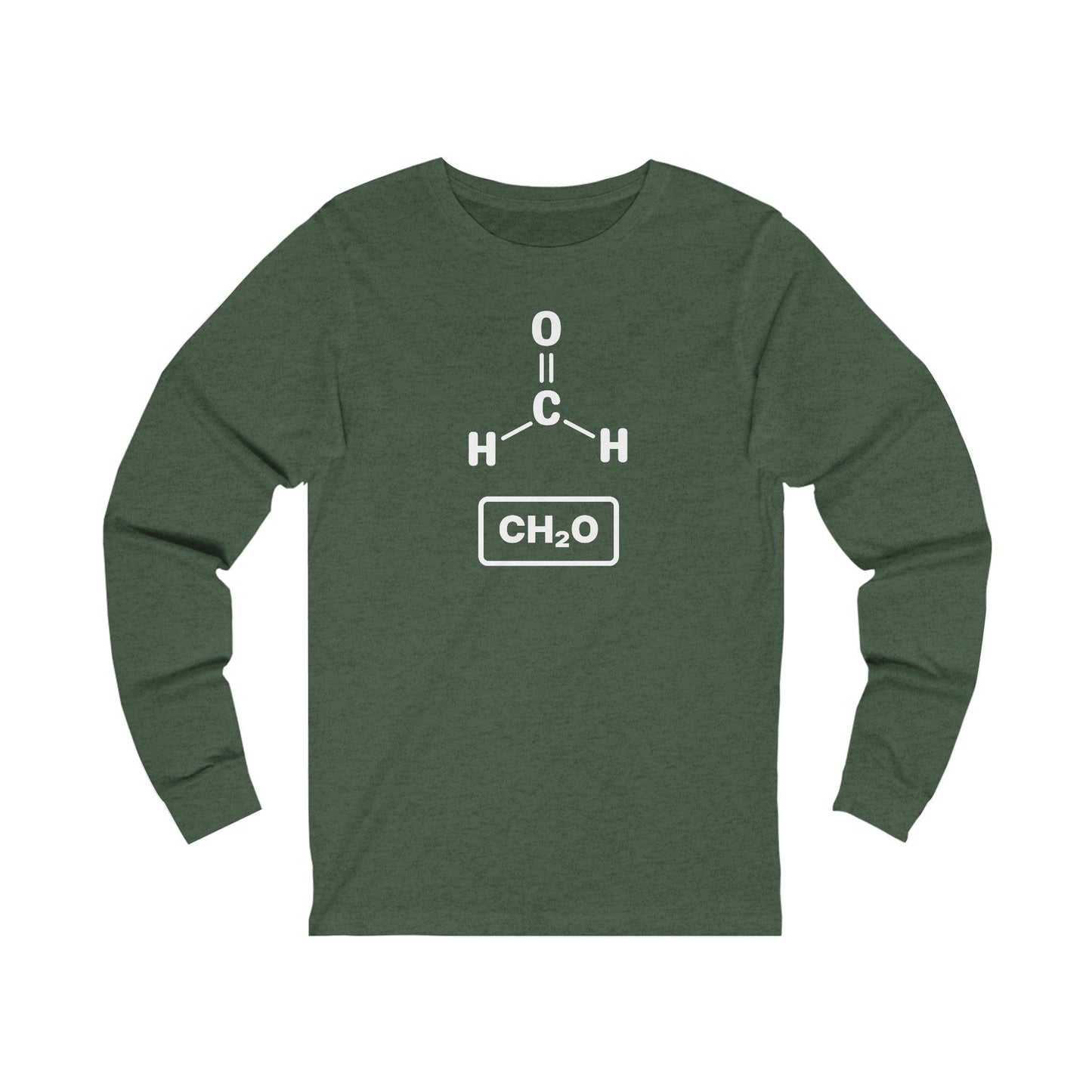 Formaldehyde Formula - Long Sleeve Tee - Crew neck, DTG, embalmer, formaldehyde, funeral director, Long Sleeves, Men's Clothing, mortician, Regular fit, Seasonal Picks, Unisex, Women's Clothing Long-sleeve