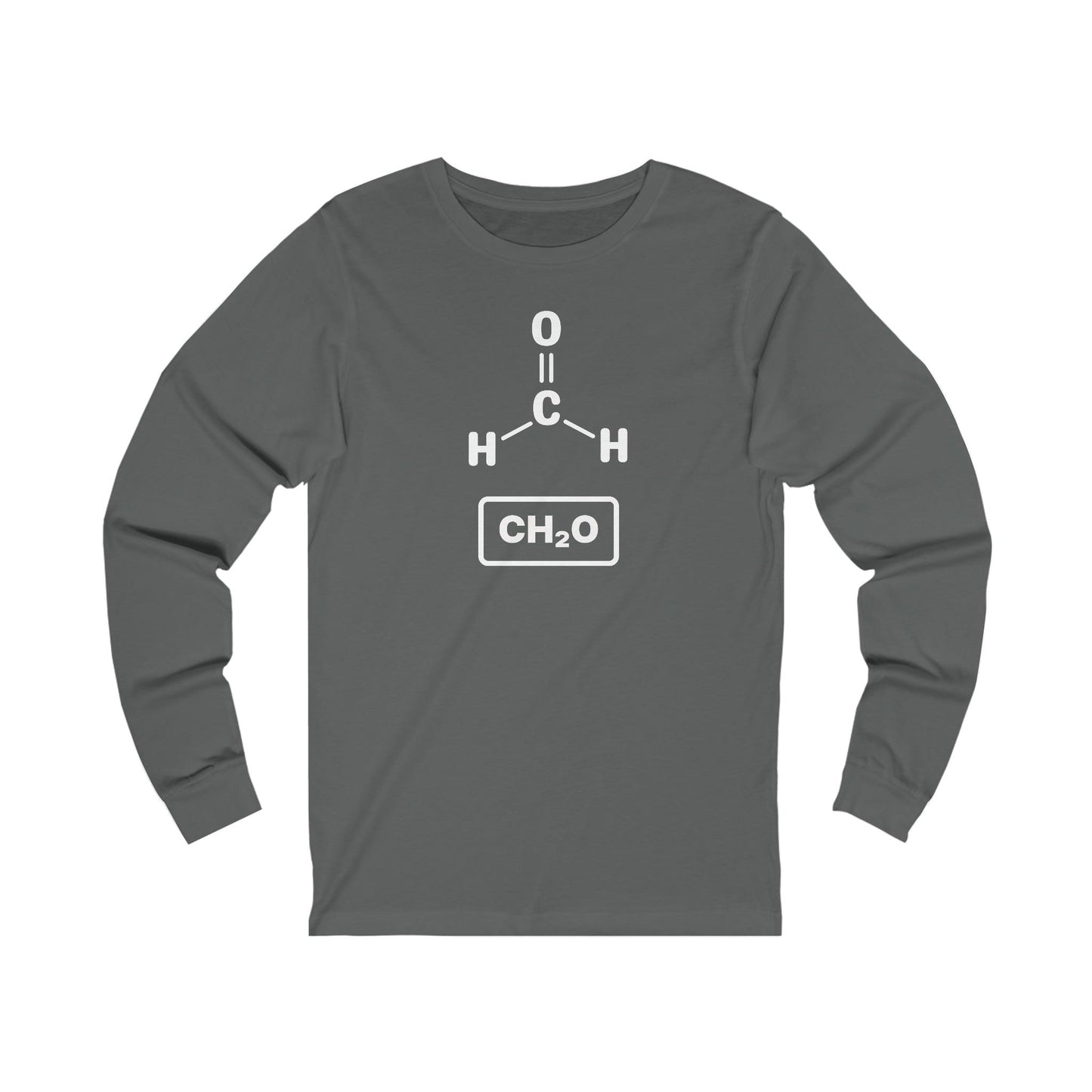 Formaldehyde Formula - Long Sleeve Tee - Crew neck, DTG, embalmer, formaldehyde, funeral director, Long Sleeves, Men's Clothing, mortician, Regular fit, Seasonal Picks, Unisex, Women's Clothing Long-sleeve