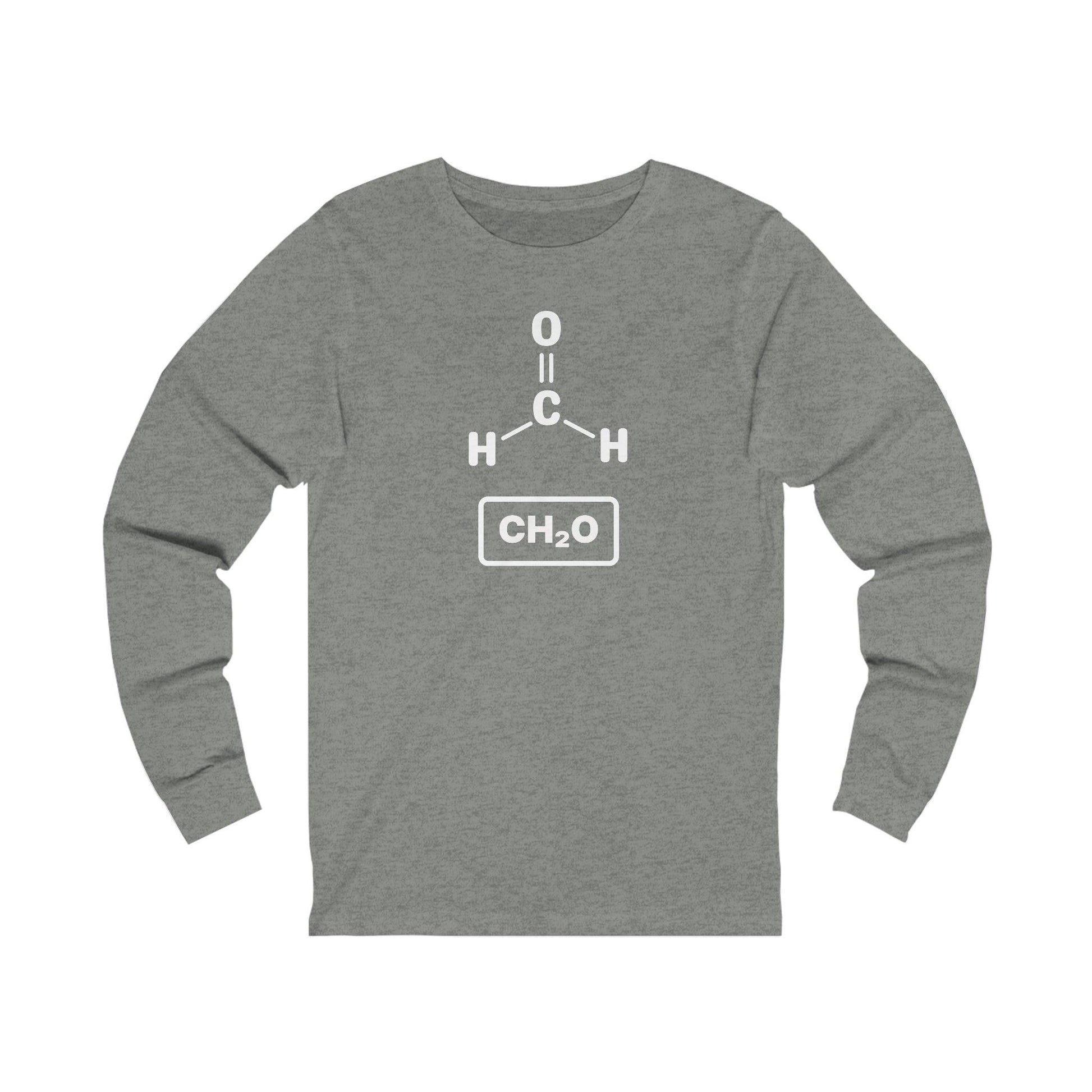 Formaldehyde Formula - Long Sleeve Tee - Crew neck, DTG, embalmer, formaldehyde, funeral director, Long Sleeves, Men's Clothing, mortician, Regular fit, Seasonal Picks, Unisex, Women's Clothing Long-sleeve