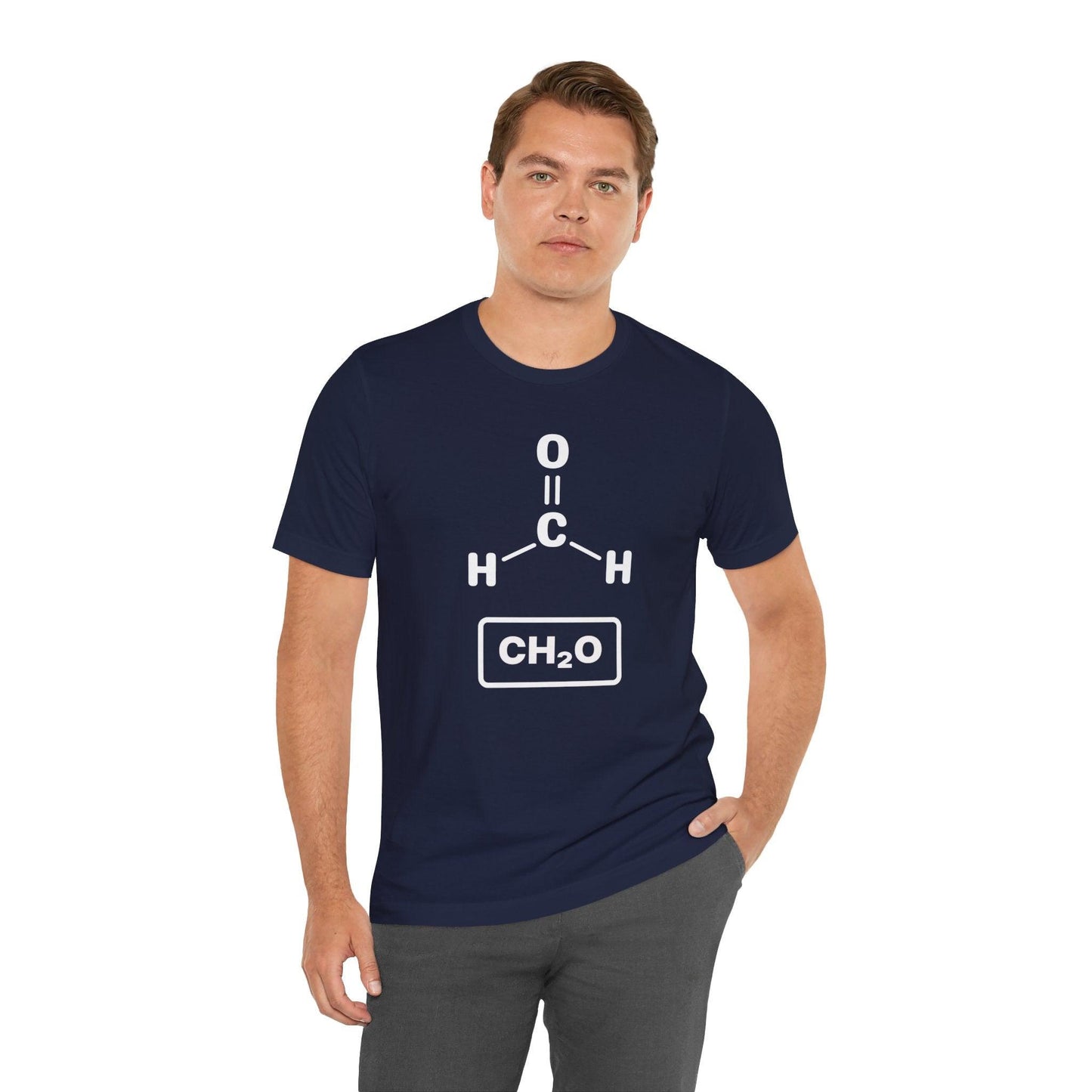 Formaldehyde Formula - Tee - chemistry, embalmer, formaldehyde, funeral director, microbiology, mortician, mortuary, pathology, school, science T-Shirt