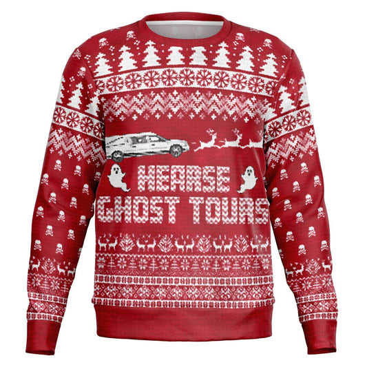 Hearse Ghost Tours - Ugly Christmas Sweater - Sweater