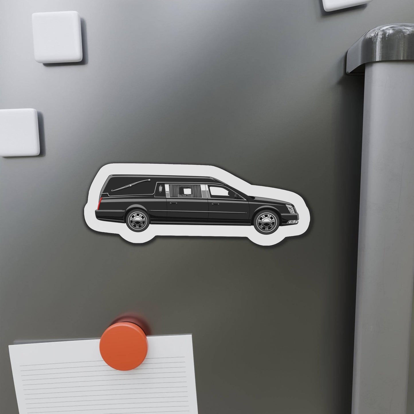 Hearse Magnet Black - Hearse, Home & Living, Magnets, Magnets & Stickers Home Decor