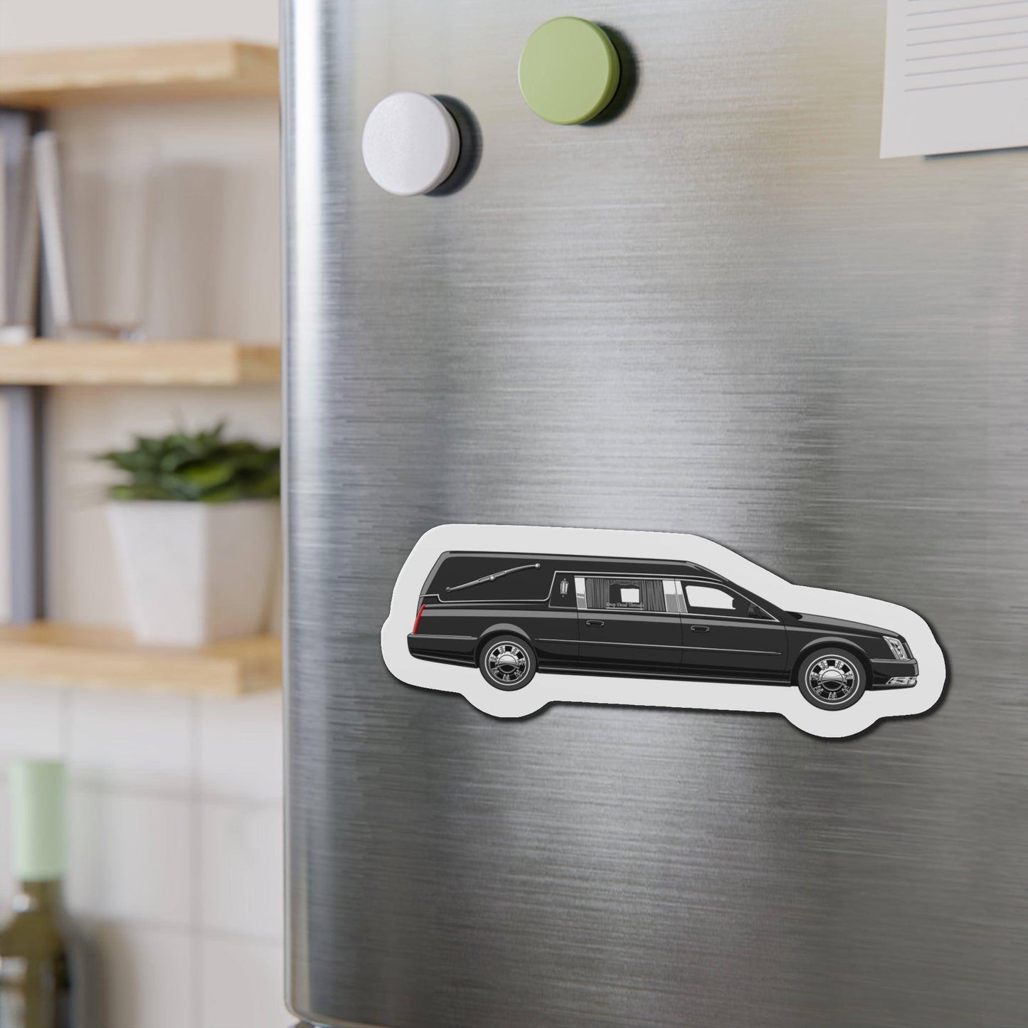 Hearse Magnet Black - Hearse, Home & Living, Magnets, Magnets & Stickers Home Decor