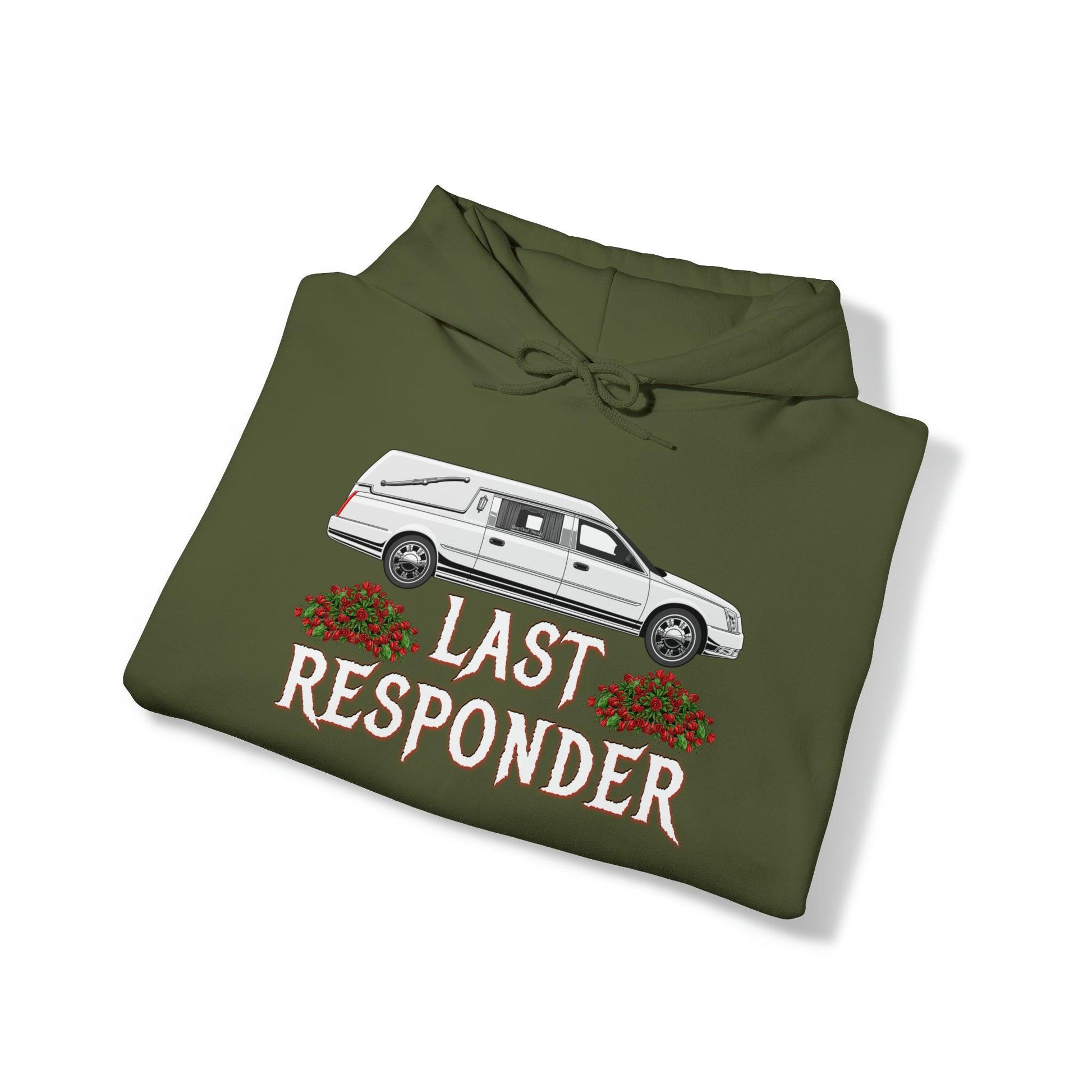 Last Responder Unisex Hoodie - embalmer, funeral director, Hoodies, last responder, mortician, mortuary science, undertaker Hoodie