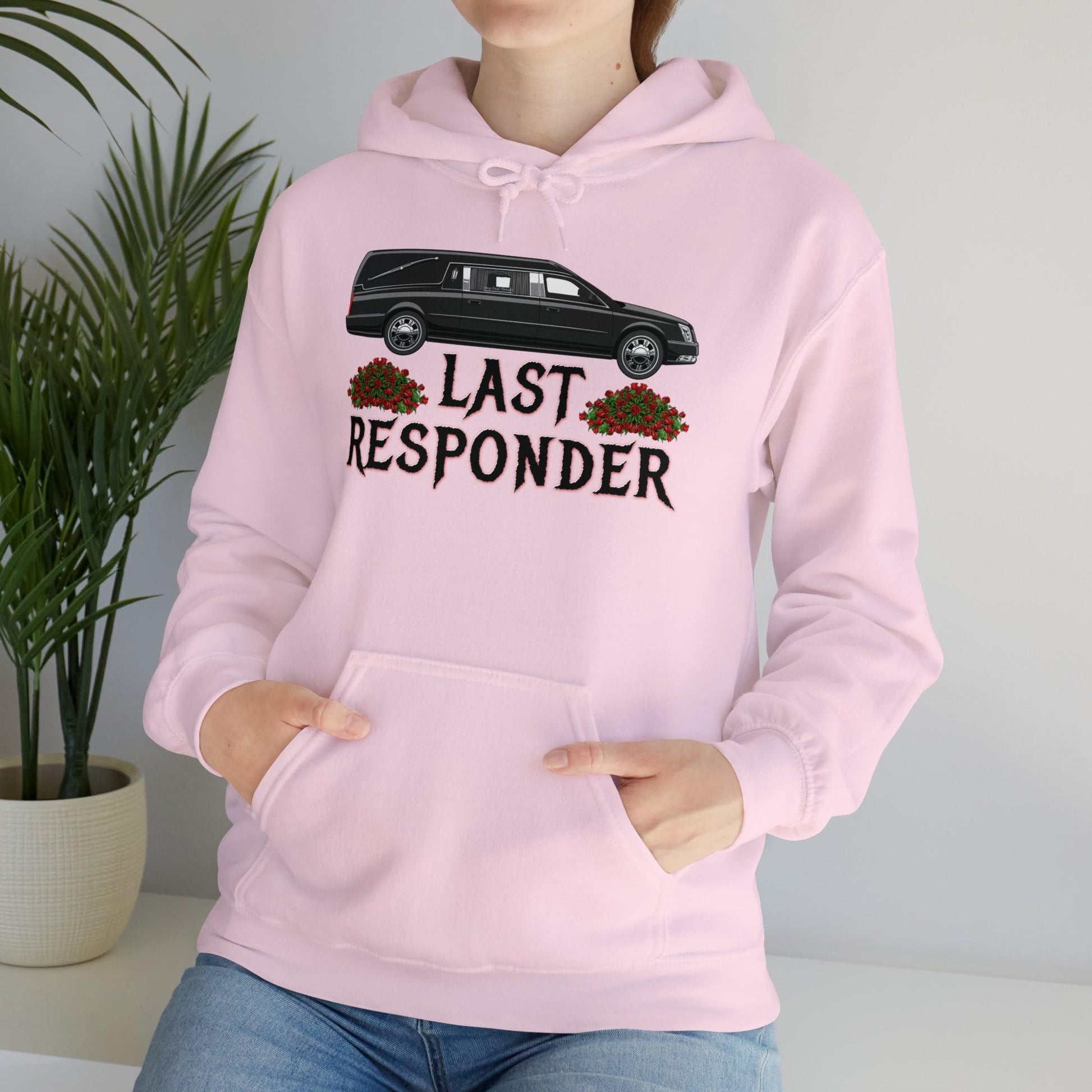 Last Responder Unisex Hoodie - embalmer, funeral director, Hoodies, last responder, mortician, mortuary science, undertaker Hoodie