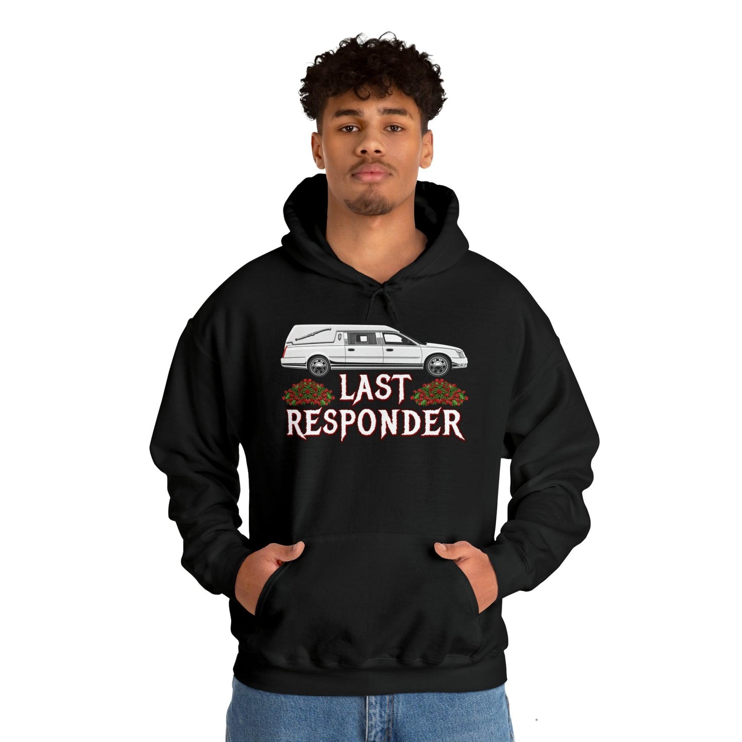 Last Responder Unisex Hoodie - embalmer, funeral director, Hoodies, last responder, mortician, mortuary science, undertaker Hoodie