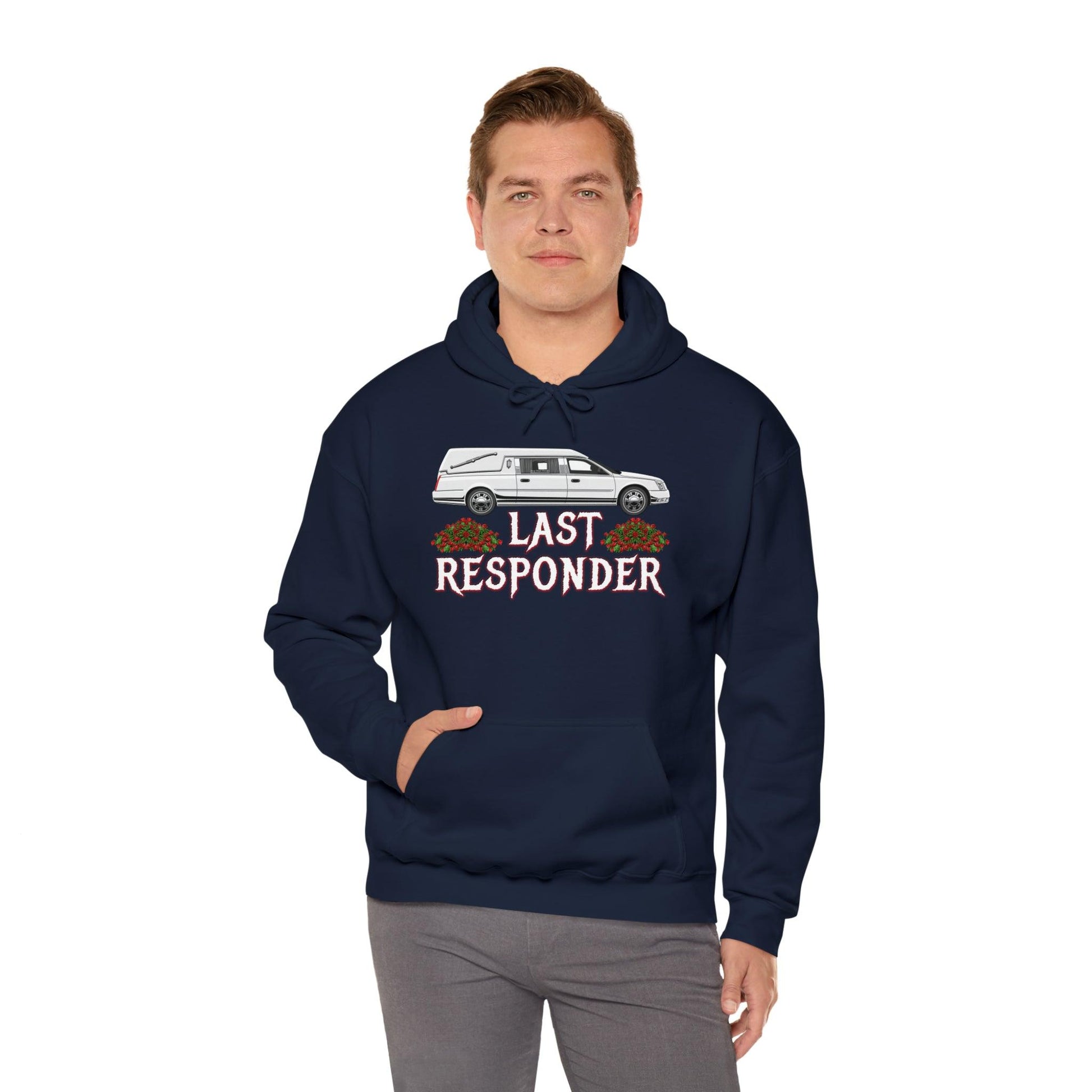 Last Responder Unisex Hoodie - embalmer, funeral director, Hoodies, last responder, mortician, mortuary science, undertaker Hoodie