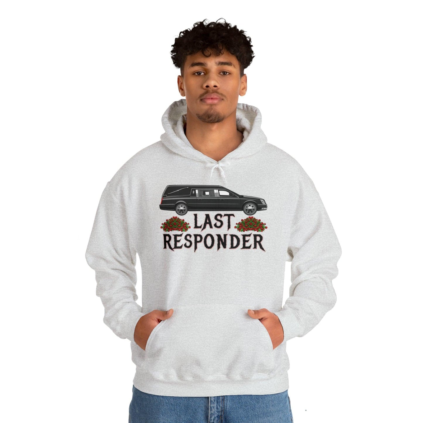 Last Responder Unisex Hoodie - embalmer, funeral director, Hoodies, last responder, mortician, mortuary science, undertaker Hoodie