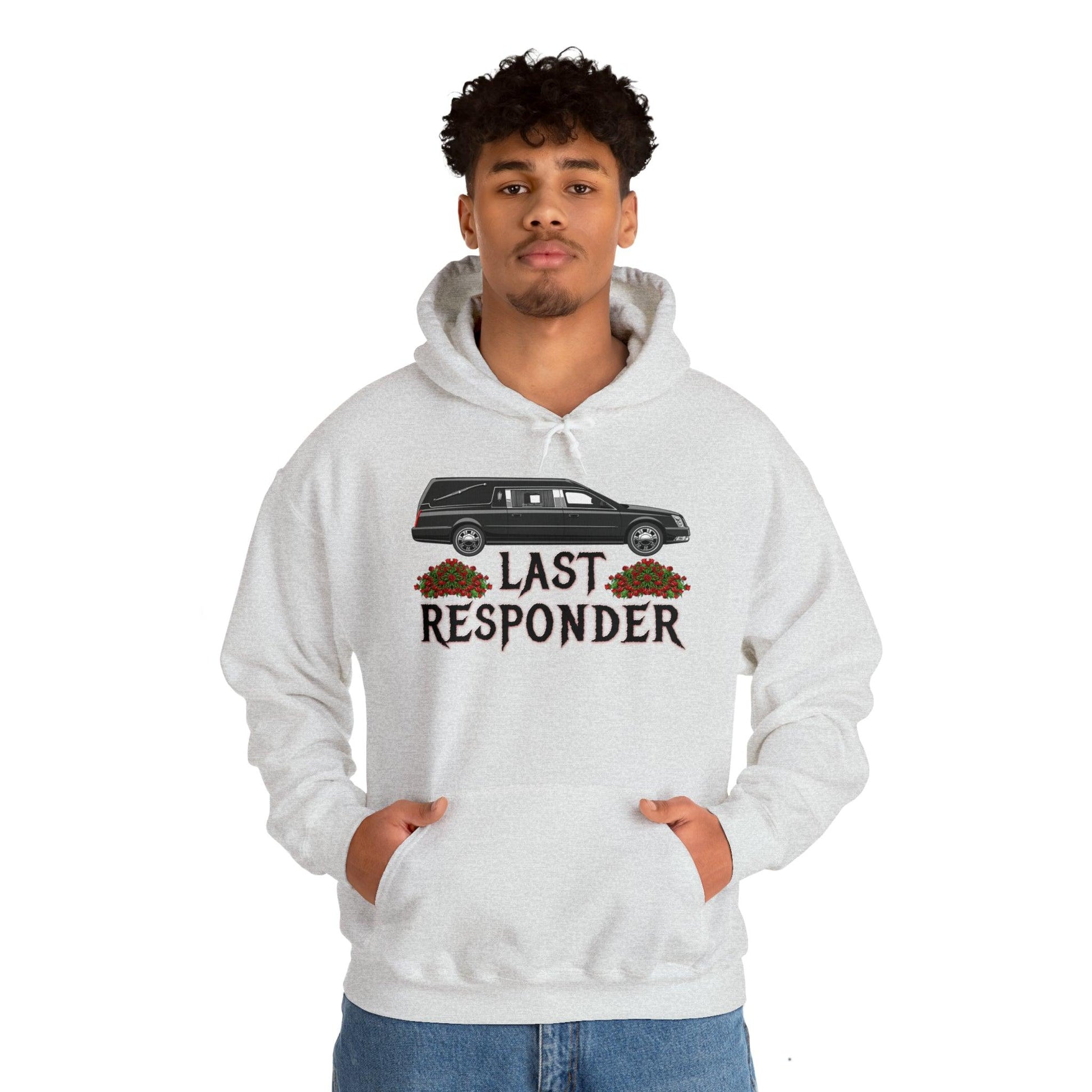 Last Responder Unisex Hoodie - embalmer, funeral director, Hoodies, last responder, mortician, mortuary science, undertaker Hoodie