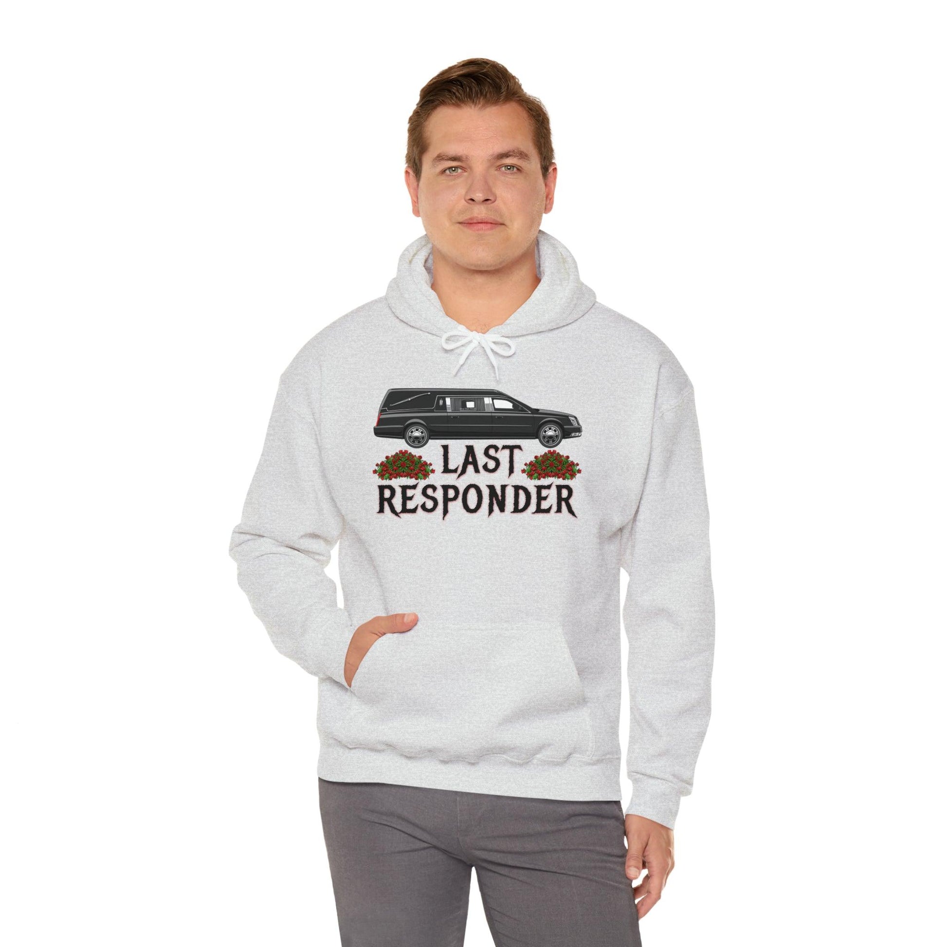 Last Responder Unisex Hoodie - embalmer, funeral director, Hoodies, last responder, mortician, mortuary science, undertaker Hoodie