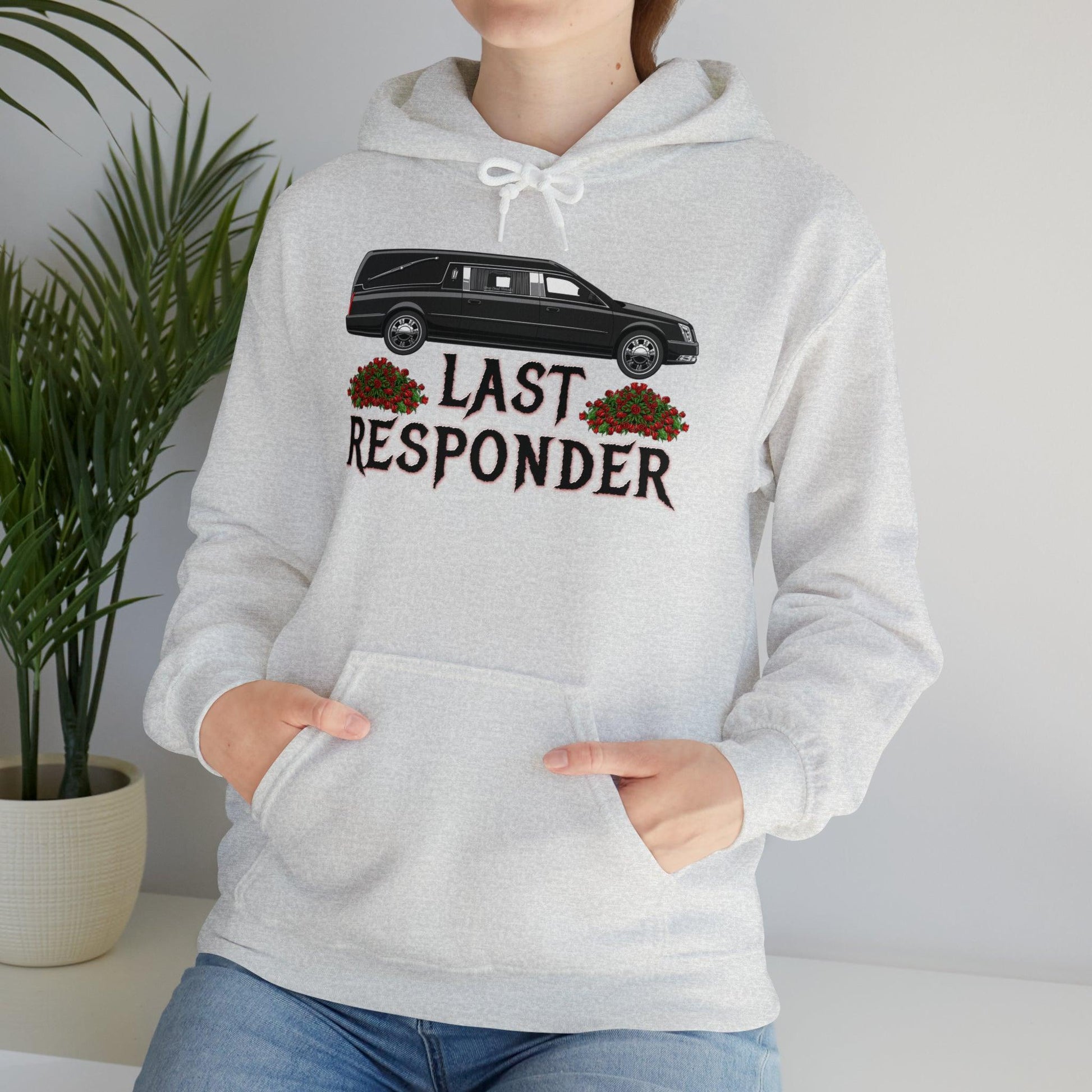 Last Responder Unisex Hoodie - embalmer, funeral director, Hoodies, last responder, mortician, mortuary science, undertaker Hoodie