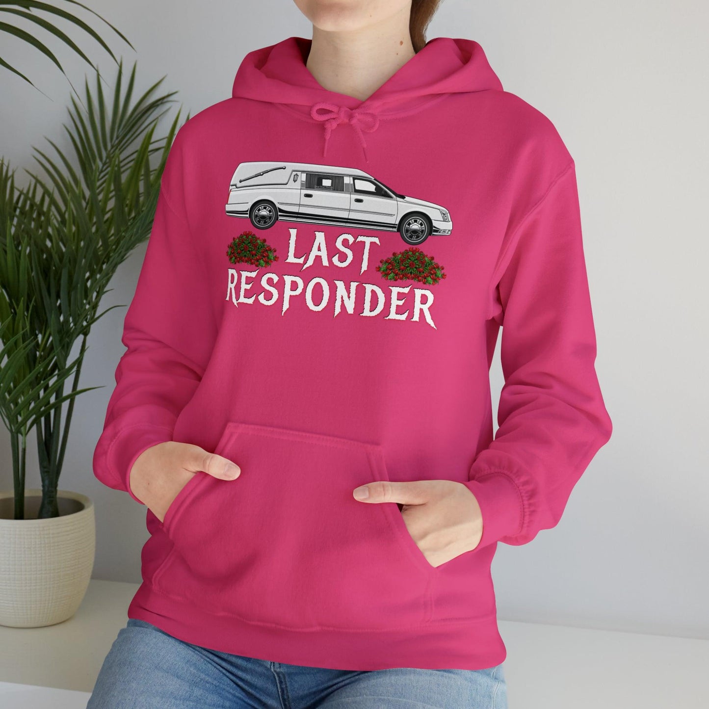 Last Responder Unisex Hoodie - embalmer, funeral director, Hoodies, last responder, mortician, mortuary science, undertaker Hoodie