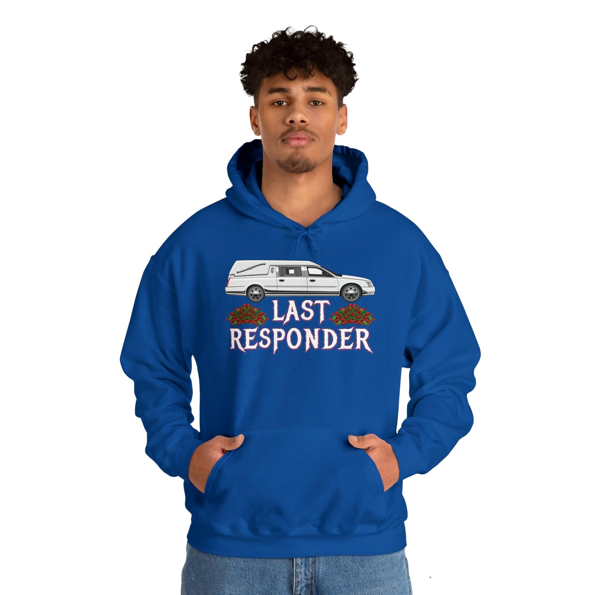 Last Responder Unisex Hoodie - embalmer, funeral director, Hoodies, last responder, mortician, mortuary science, undertaker Hoodie