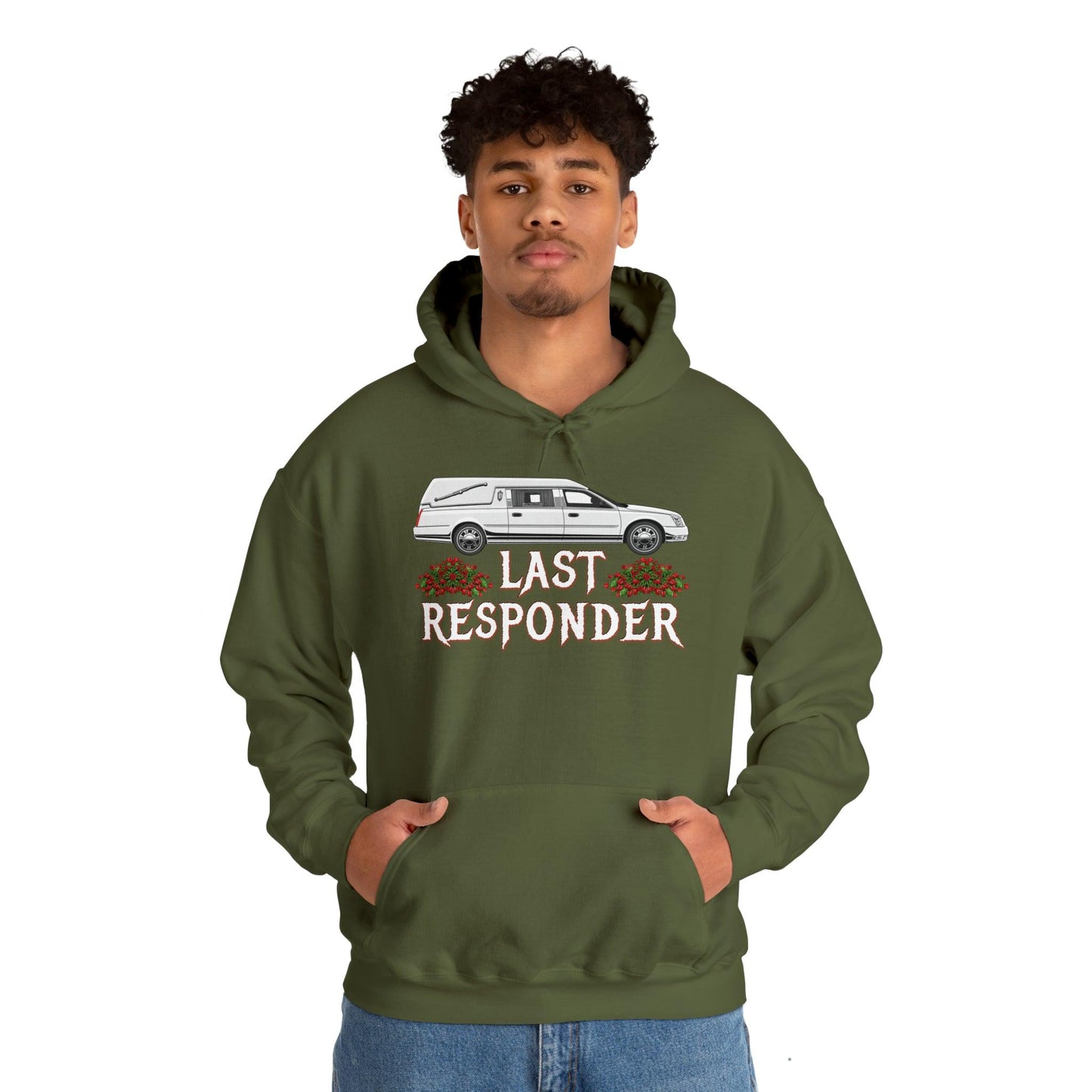 Last Responder Unisex Hoodie - embalmer, funeral director, Hoodies, last responder, mortician, mortuary science, undertaker Hoodie