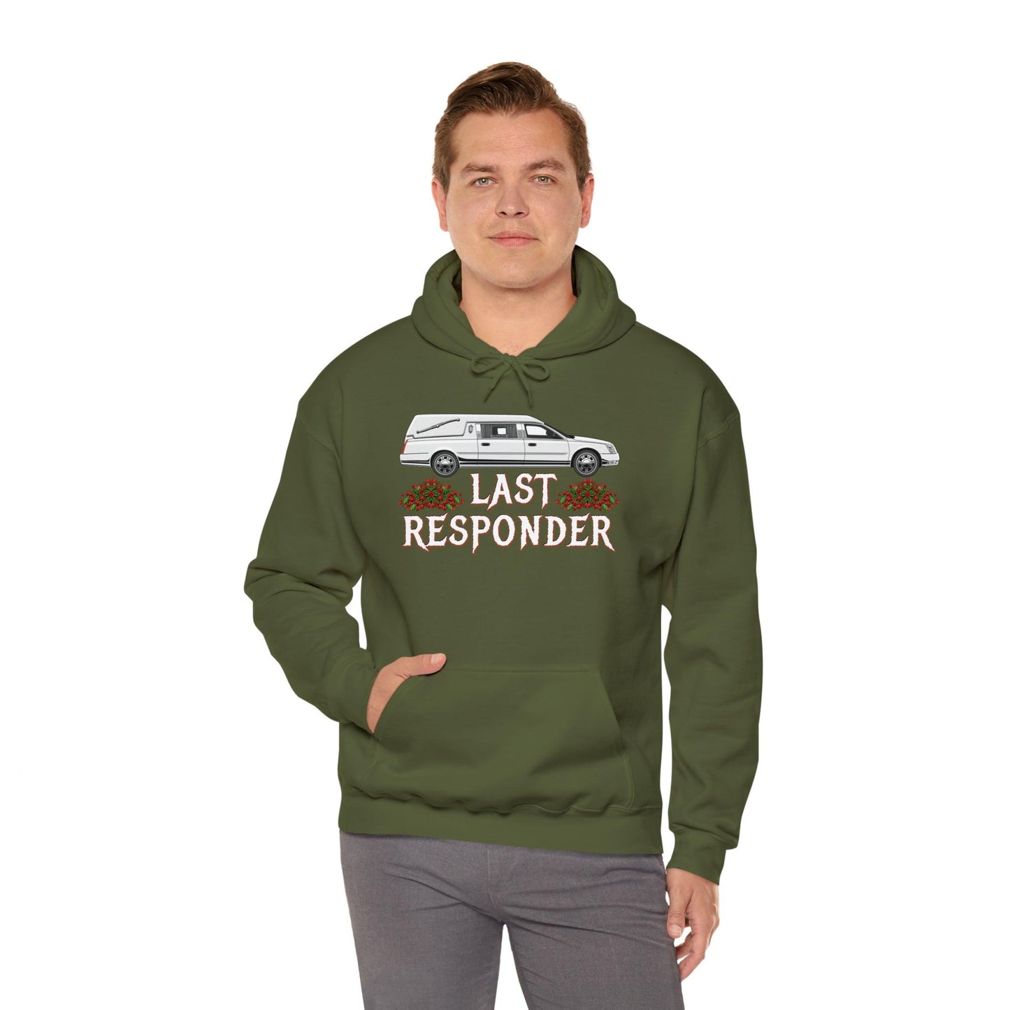 Last Responder Unisex Hoodie - embalmer, funeral director, Hoodies, last responder, mortician, mortuary science, undertaker Hoodie