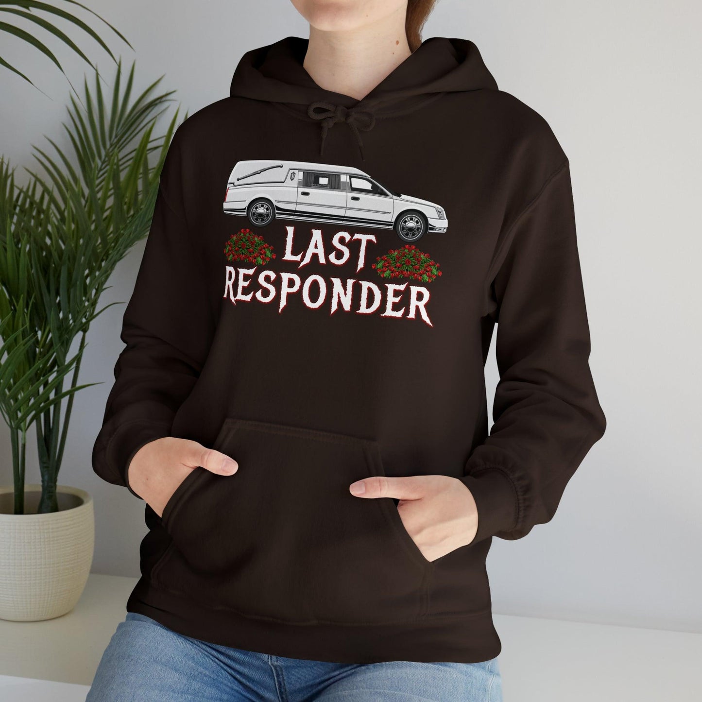 Last Responder Unisex Hoodie - embalmer, funeral director, Hoodies, last responder, mortician, mortuary science, undertaker Hoodie