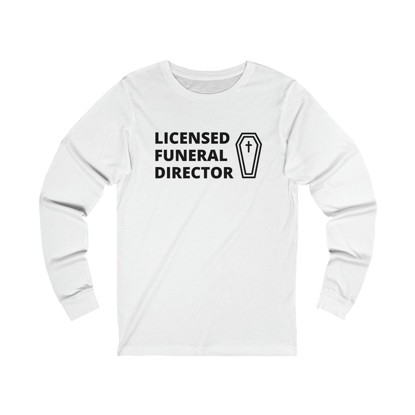 LFD - Long Sleeve Tee - Crew neck, DTG, embalmer, funeral director, Long Sleeves, Men's Clothing, mortician, Regular fit, Seasonal Picks, Unisex, Women's Clothing Long-sleeve