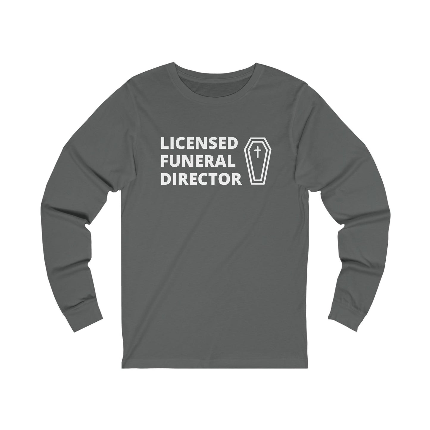 LFD - Long Sleeve Tee - Crew neck,DTG,embalmer,funeral director,Long Sleeves,Men's Clothing,mortician,Regular fit,Seasonal Picks,Unisex,Women's Clothing Long-sleeve