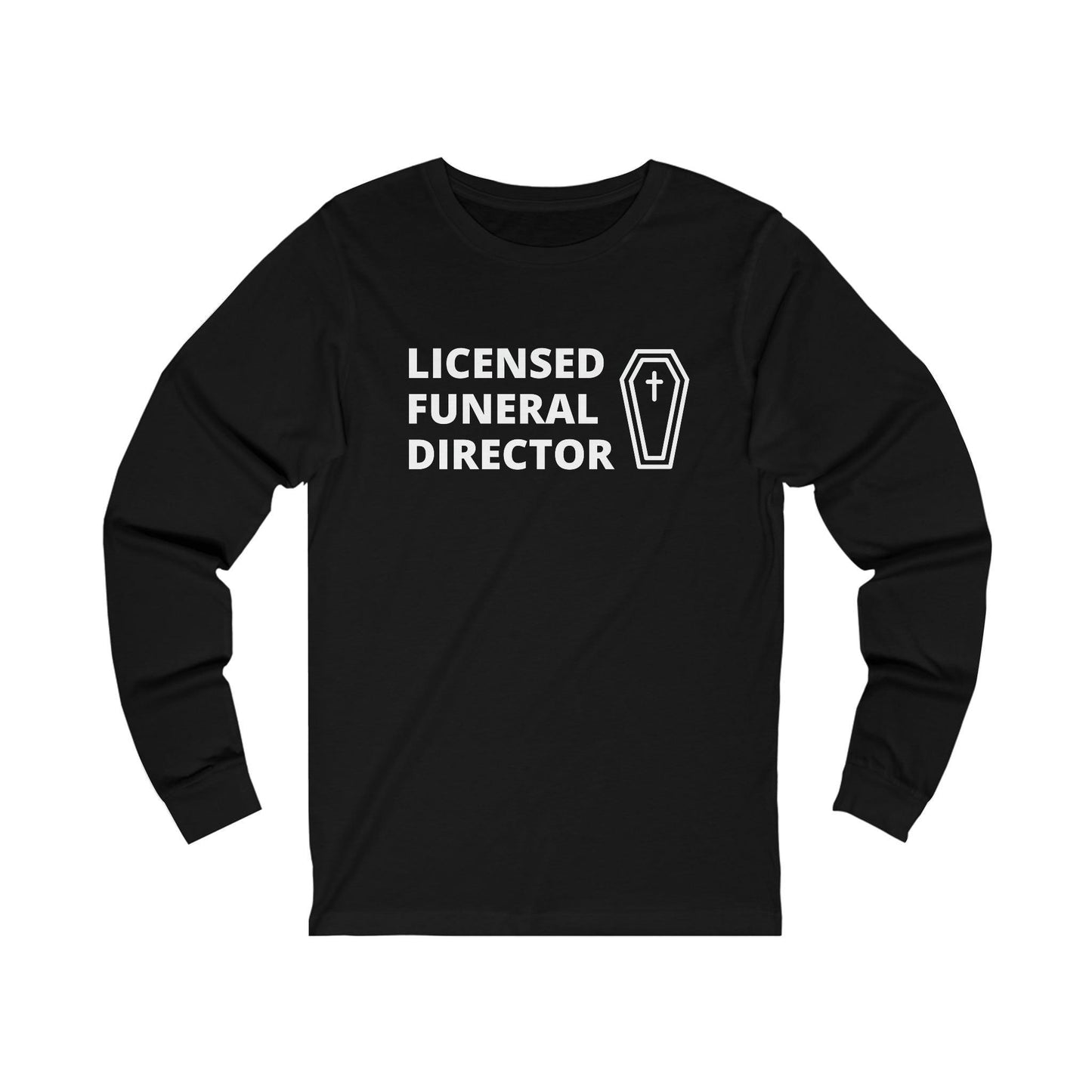 LFD - Long Sleeve Tee - Crew neck,DTG,embalmer,funeral director,Long Sleeves,Men's Clothing,mortician,Regular fit,Seasonal Picks,Unisex,Women's Clothing Long-sleeve