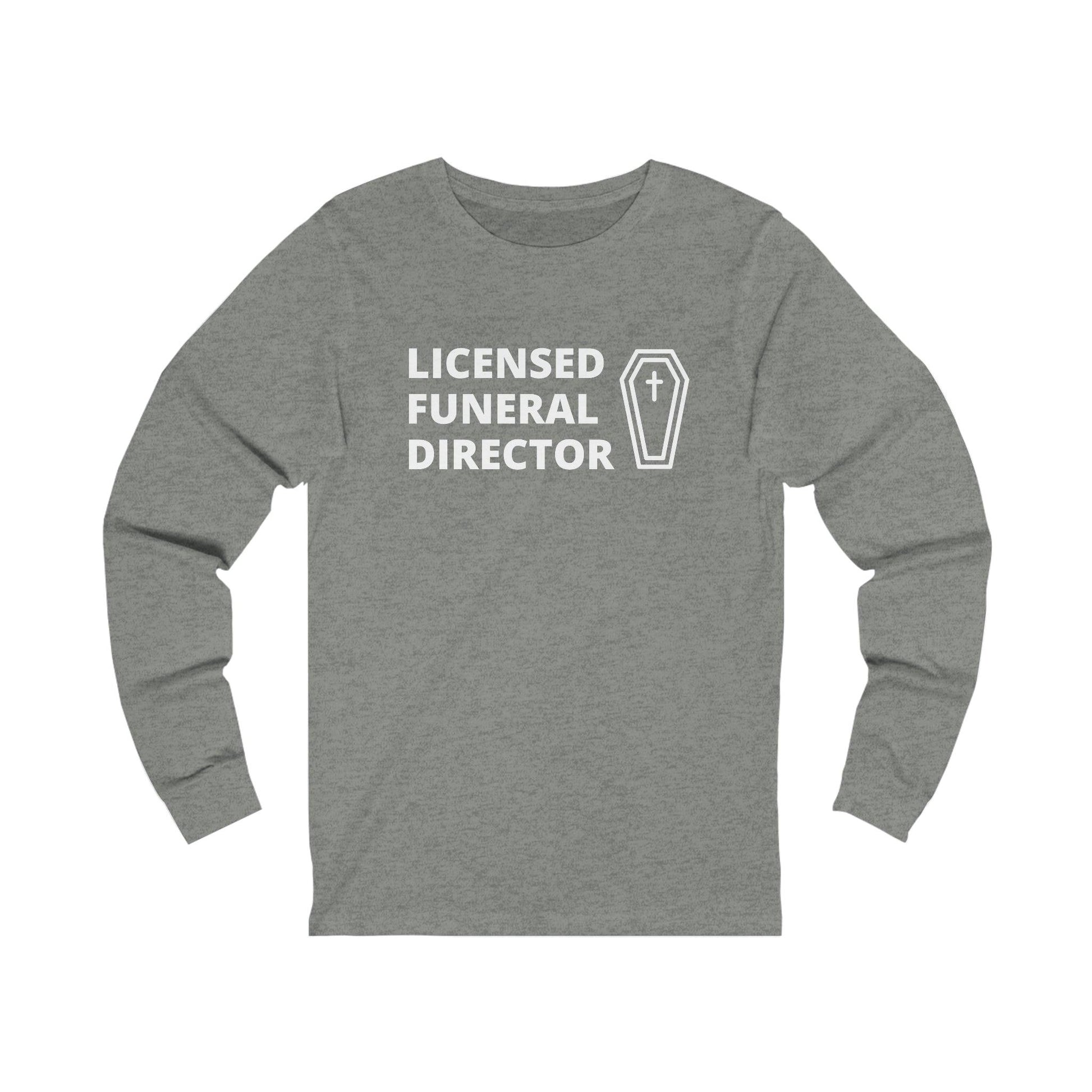 LFD - Long Sleeve Tee - Crew neck, DTG, embalmer, funeral director, Long Sleeves, Men's Clothing, mortician, Regular fit, Seasonal Picks, Unisex, Women's Clothing Long-sleeve