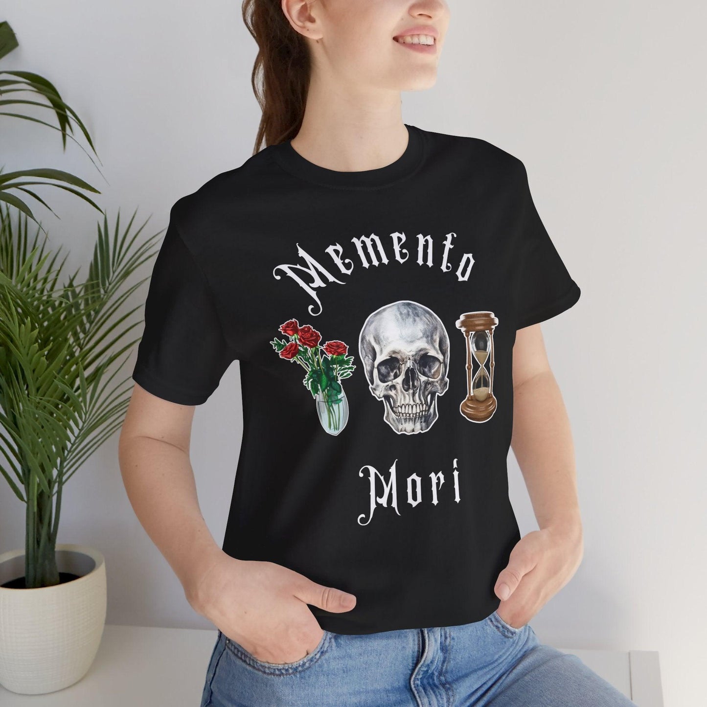 Memento Mori - Tee - death, embalmer, funeral director, mortician, Skull T-Shirt