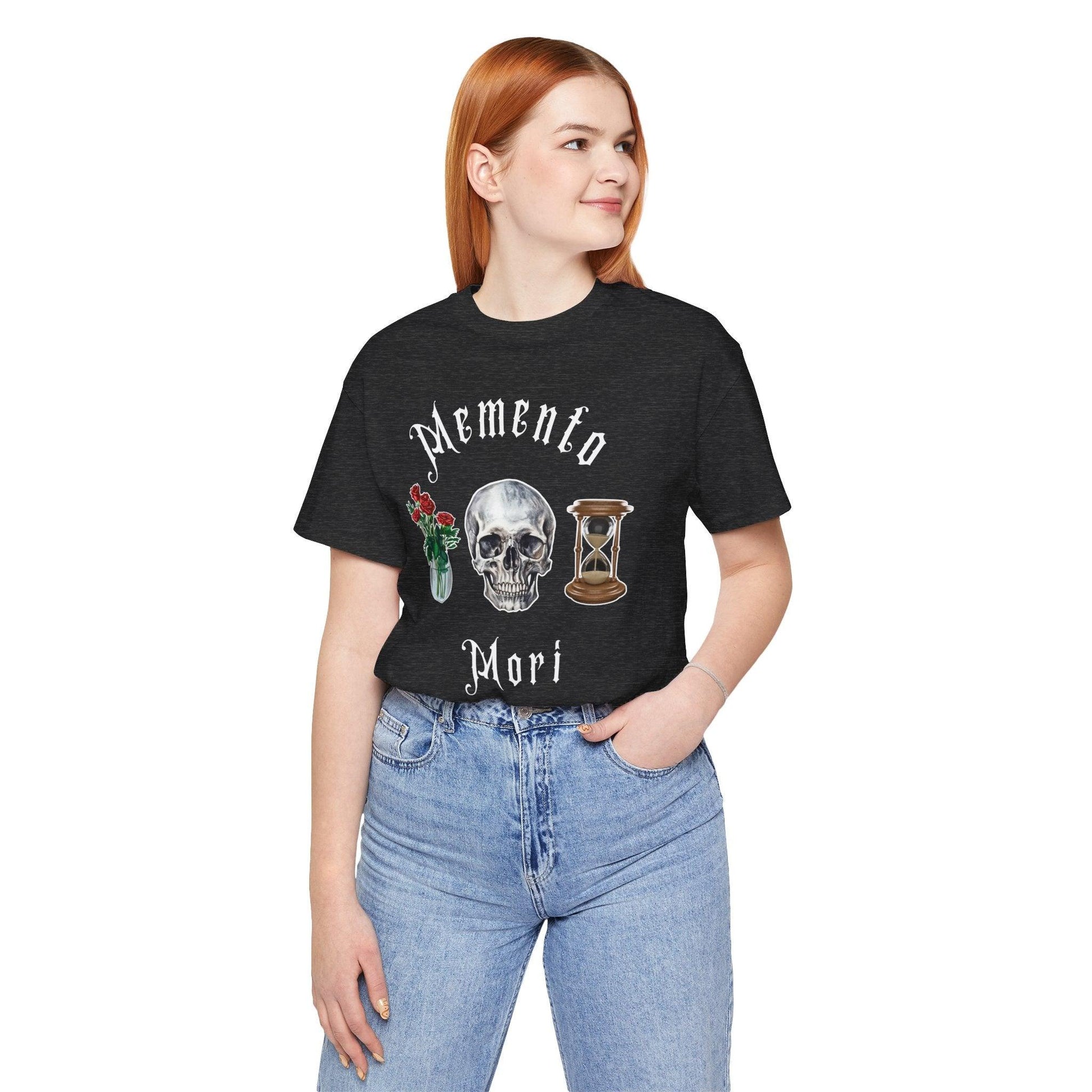 Memento Mori - Tee - death, embalmer, funeral director, mortician, Skull T-Shirt