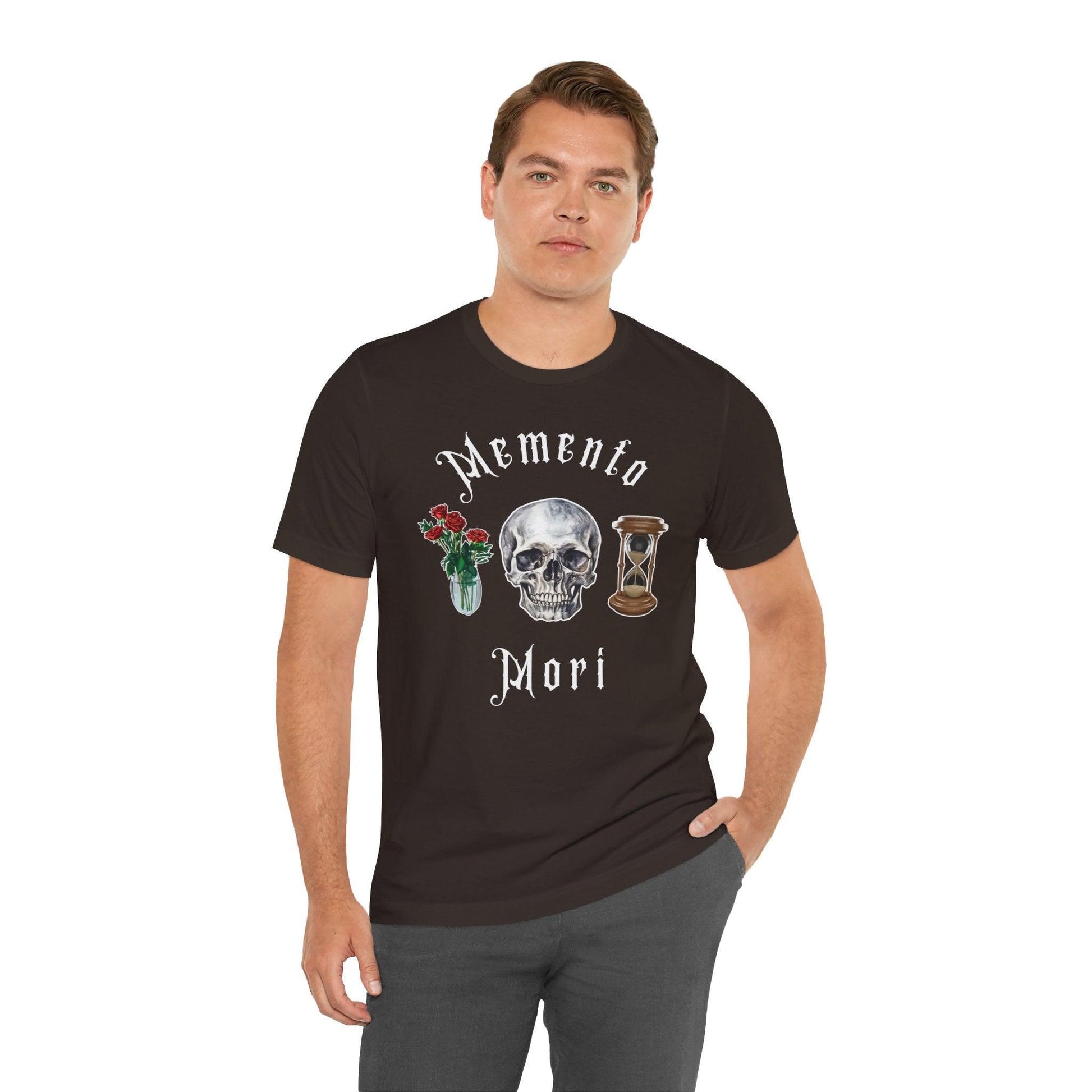 Memento Mori - Tee - death, embalmer, funeral director, mortician, Skull T-Shirt