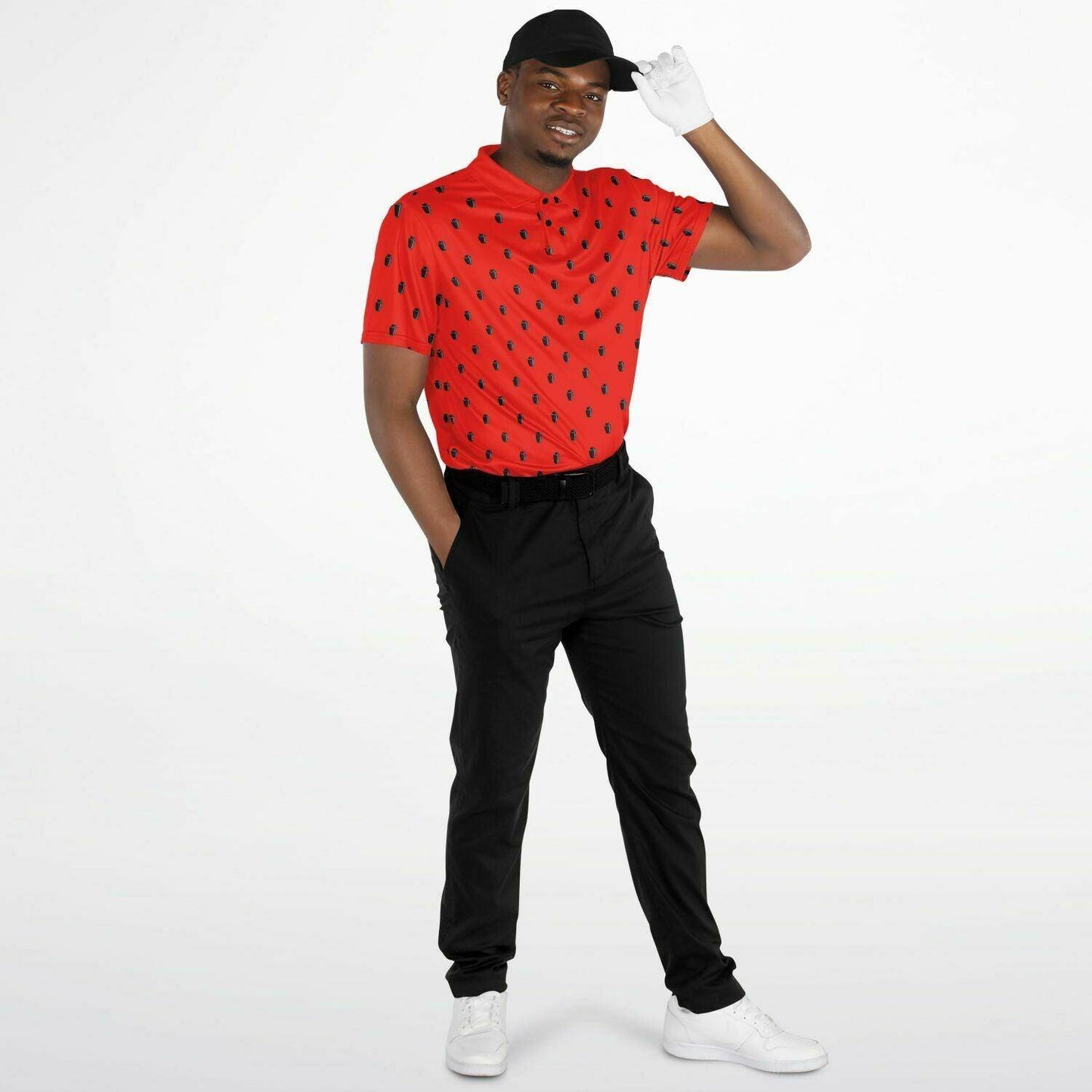 Sunday Red Sunday Dead Golf Polo - Urn - death, golf, polo, Urn Polo Shirt - AOP