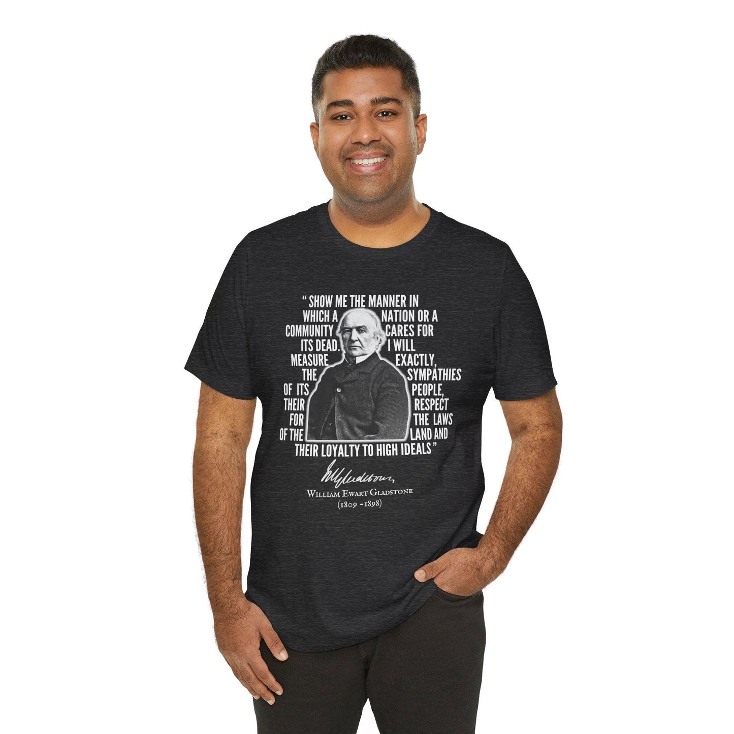 William Gladstone Quote - Tee - embalmer, funeral director, mortician, mortuary, school, science T-Shirt