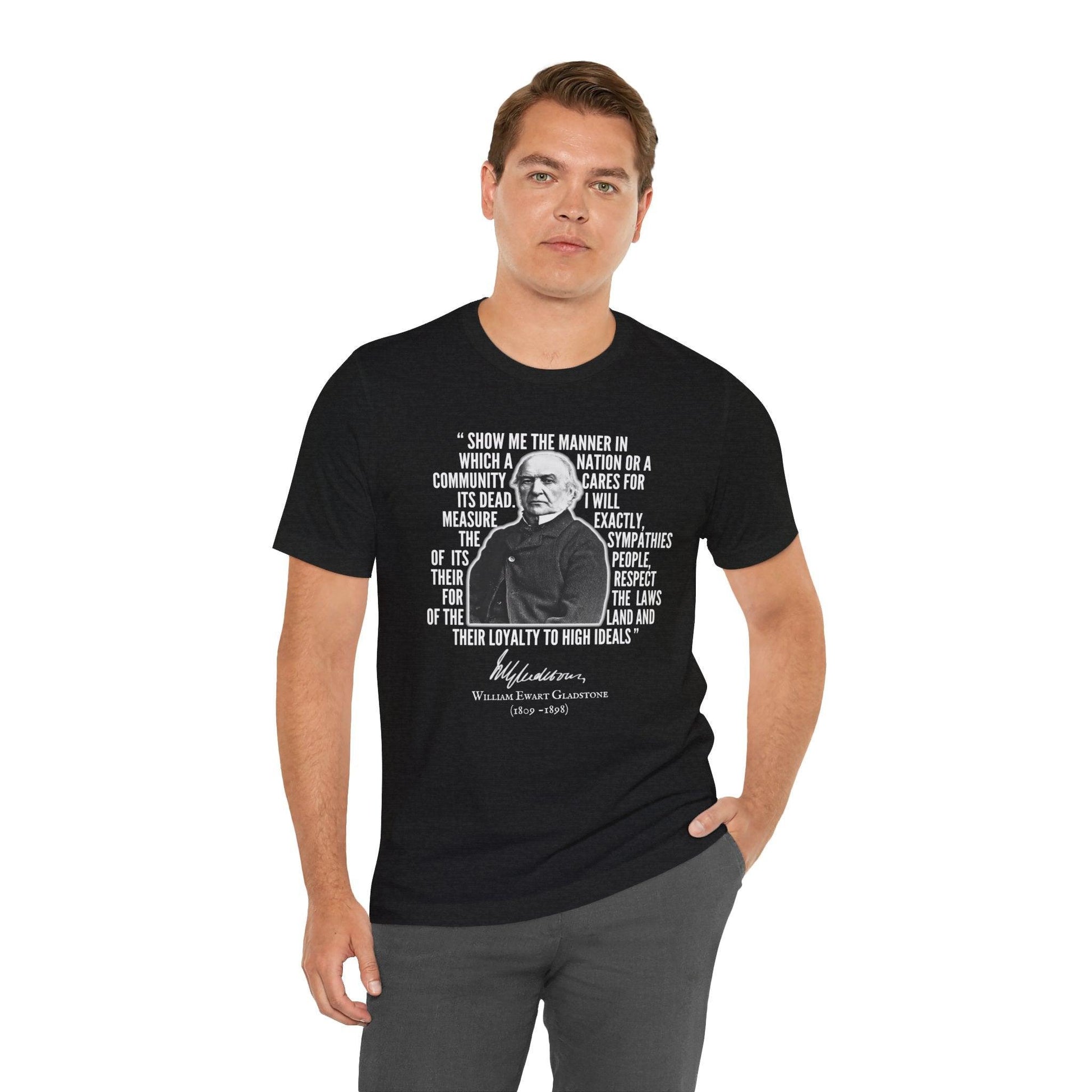 William Gladstone Quote - Tee - embalmer, funeral director, mortician, mortuary, school, science T-Shirt