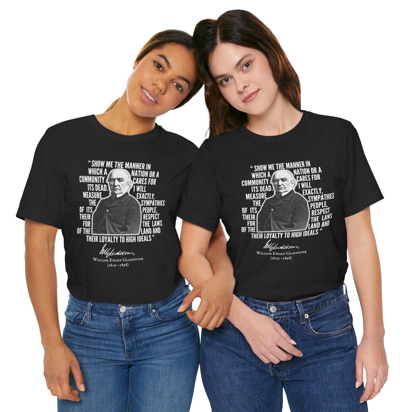 William Gladstone Quote - Tee - embalmer, funeral director, mortician, mortuary, school, science T-Shirt