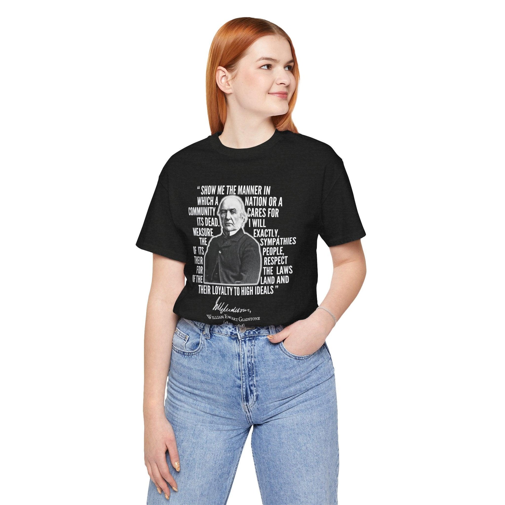 William Gladstone Quote - Tee - embalmer, funeral director, mortician, mortuary, school, science T-Shirt