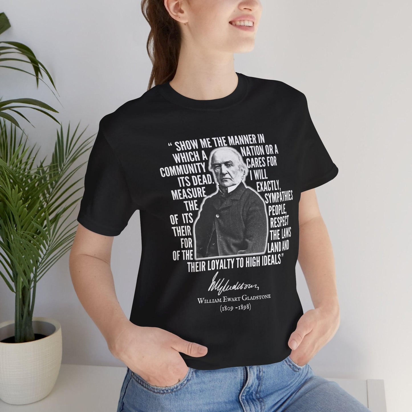 William Gladstone Quote - Tee - embalmer, funeral director, mortician, mortuary, school, science T-Shirt